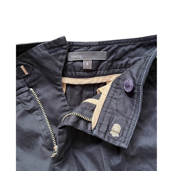 Vince shorts, Bermuda walking length, 13” inseam, size 4. Navy, pockets VGUC - Picture 6 of 7